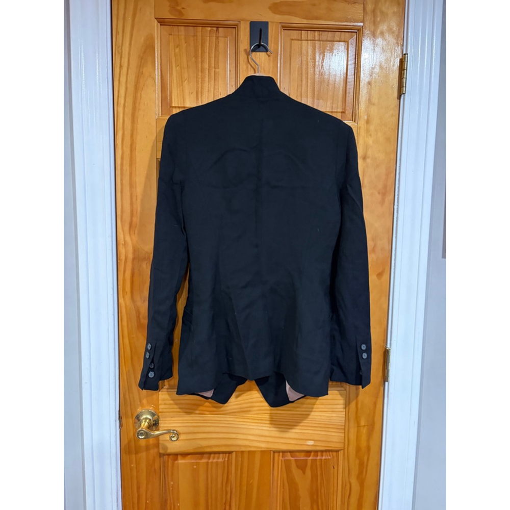 L.A.M.B. Black Double Breasted Blazer Jacket Silk Lined Women’s 8 - Picture 6 of 8